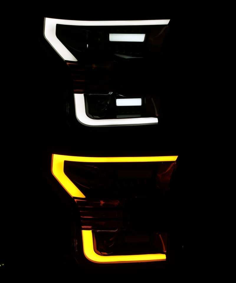 AlphaRex 15-17 Ford F-150 LUXX LED Projector Headlights Plank Style Black w/Activ Light/DRL 880167 880167 User 3