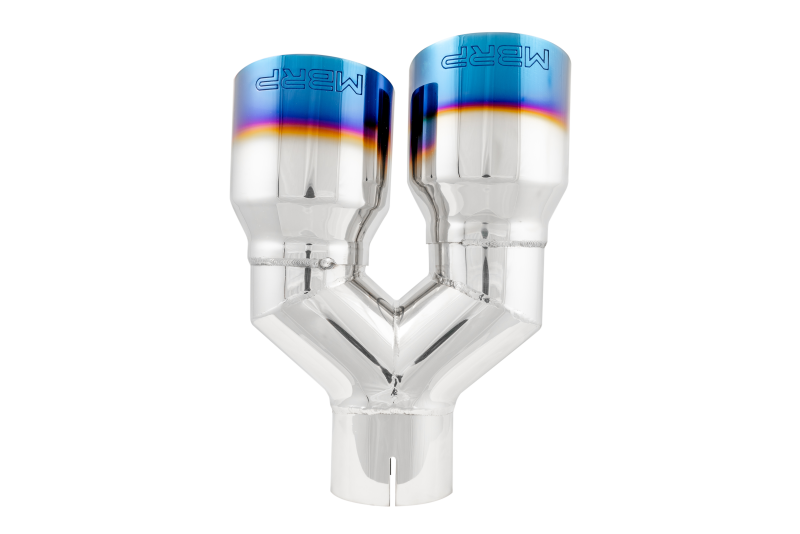MBRP Universal T304 SS Dual Burnt End Tip 3.5in OD/2.5in Inlet T5170BE T5170BE Photo - Close Up