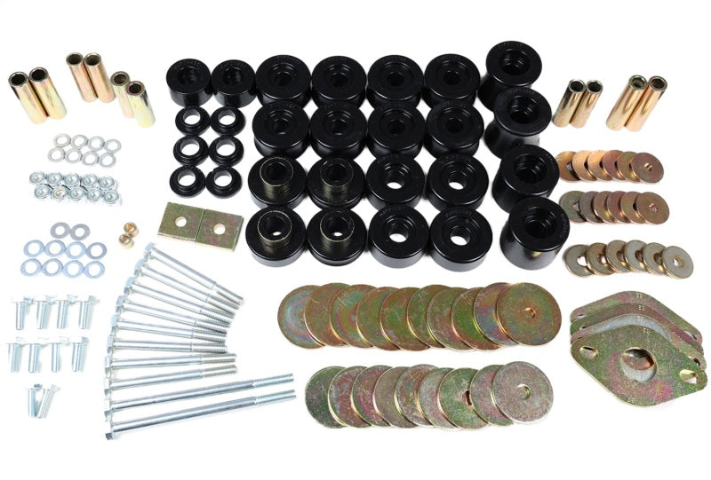Energy Suspension 91-97 Toyota Land Cruiser FJ80 Body Mount Set w/ Hardware - Black 8.4113G 8.4113G Photo - Primary
