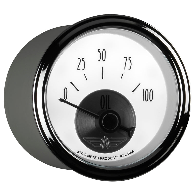 Autometer Gauge, Oil Pressure, 2 1/16", 100PSI, Elec, Prestige Pearl 2026 User 6