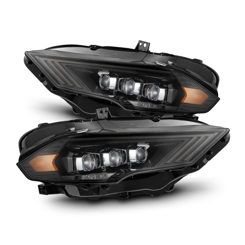 AlphaRex 18-22 Ford Mustang NOVA-Series LED Projector Headlights Alpha-Black 880257 880257 Photo - Primary