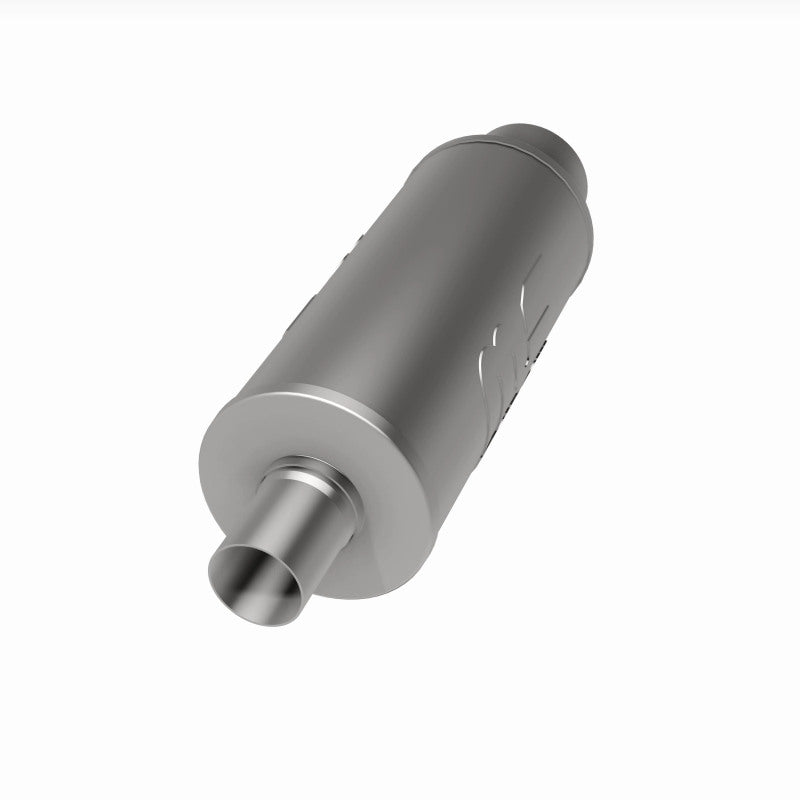 MagnaFlow 6" Round Center/Center Performance Muffler With Tip 14822 360 Degree Image Set