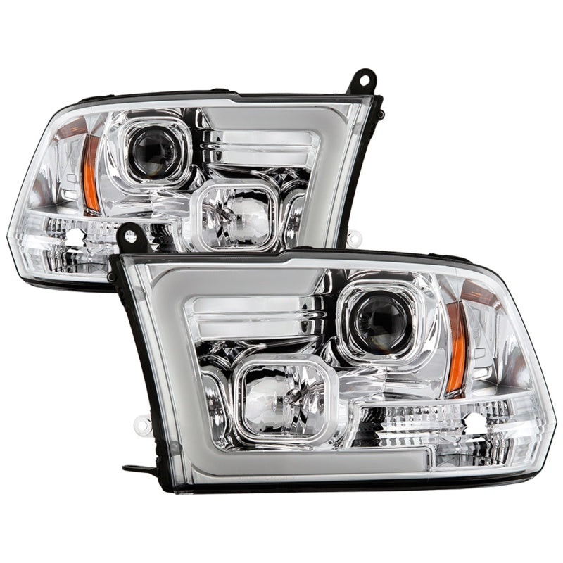 Spyder 09-16 Dodge Ram 1500 Ver 2 Proj Headlight - Light Bar Turn Signal - Chro - PRO-YD-DR09V2-SB-C 5086259 5086259 Photo - Primary