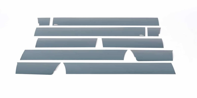 Putco 09-14 Ford F-150 Super Cab 8ft Long Box - 7in Wide (10pcs) Black Platinum Rocker Panels 9751432BP 9751432BP Photo - Primary