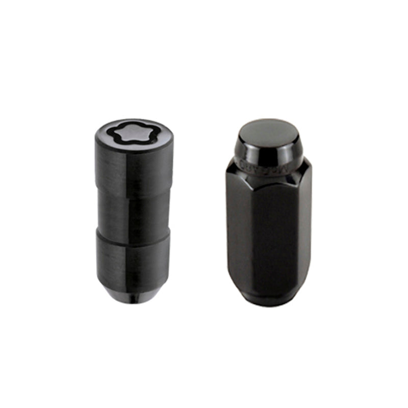 McGard 6 Lug Hex Install Kit w/Locks (Cone Seat Nut) M14X1.5 / 22mm Hex / 1.945in. Length - Black 84640 84640 Photo - Primary