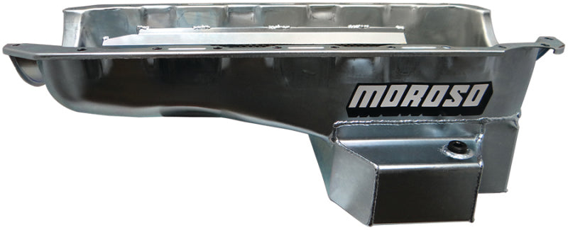 Moroso Oil Pan, Bbc Mark IV, GM A Body, 8 In. Deep, Road Race Baffled, T-Sump 20420 Photo - Primary