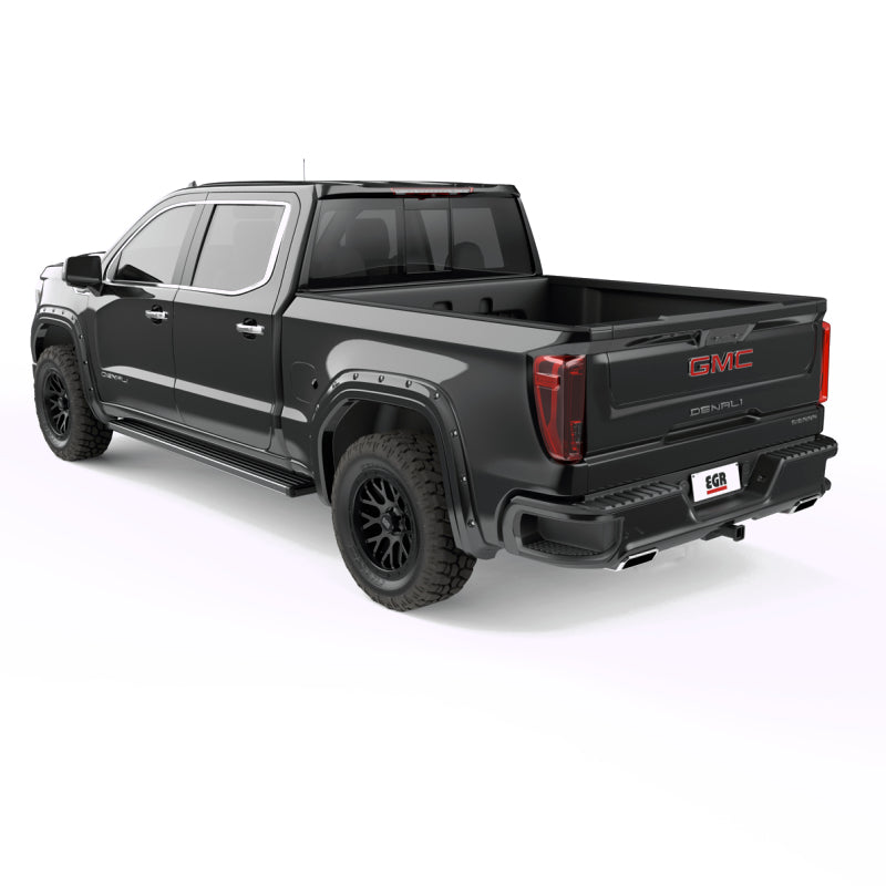 EGR 19-23 Gmc Sierra 1500 Painted To Code Traditional Bolt-On Look Fender Flares Black Set Of 4 791794-GBA 791794-GBA Photo - Mounted