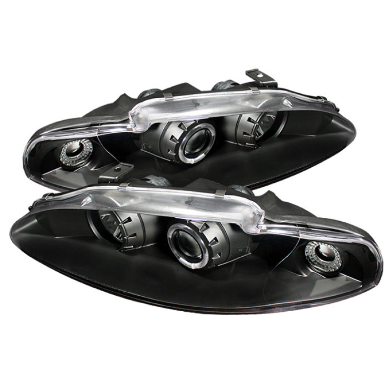 Spyder Mitsubishi Eclipse 95-96 Projector Headlights LED Halo Black High H1 Low H1 PRO-YD-ME95-HL-BK 5011428 5011428 Photo - Primary