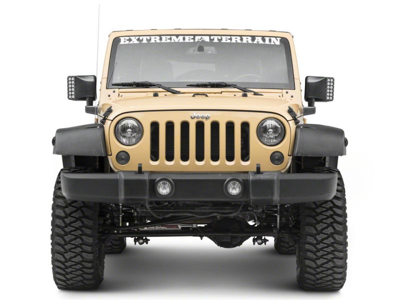 Raxiom 07-18 Jeep Wrangler JK Off-Road LED Manual Mirrors w/ Turn Signals J116869 J116869 Photo - Close Up