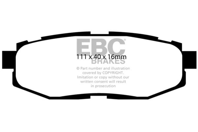 EBC Disc Brake Pad Set UD1124 Photo - Primary