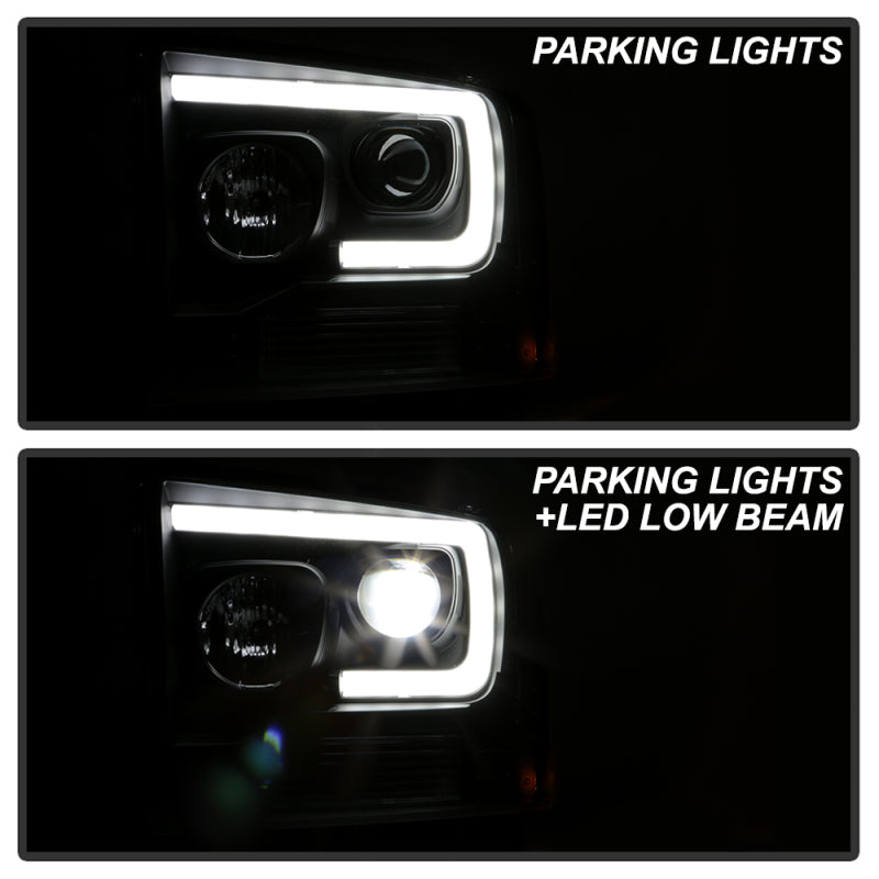 Spyder 05-07 Ford F250/350/450 Super Duty Projector LED Black PRO-YD-FS05V2PL-BK 5087911 5087911 User 6