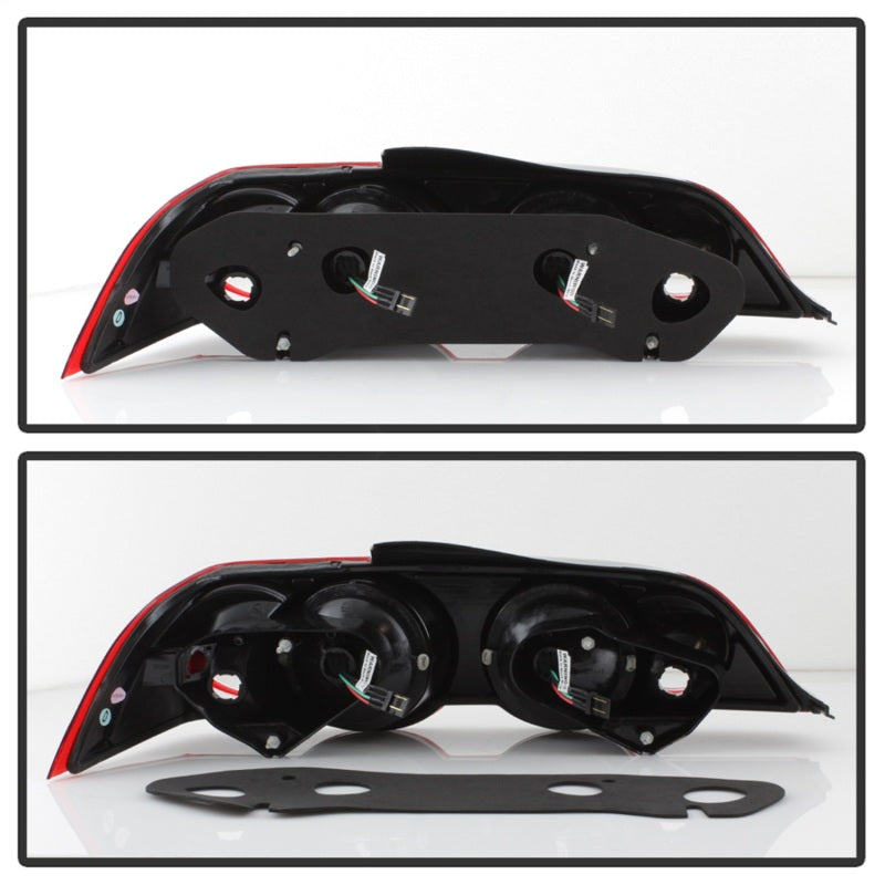 Spyder Acura RSX 02-04 LED Tail Lights Red Clear ALT-YD-ARSX02-LED-RC 5000385 5000385 Photo - Unmounted