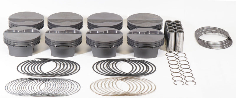 Mahle MS Piston Set Ford 364cid 4.125 1.090RCH 3.400stk 5.400rod .927pin -6.5cc 423g 10.4CR Set of 8 930245825 930245825 Photo - Primary