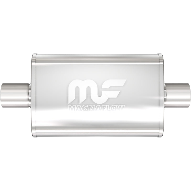 MagnaFlow 4" X 9" Oval Center/Center Straight Through Performance Muffler 11244 Photo - Primary