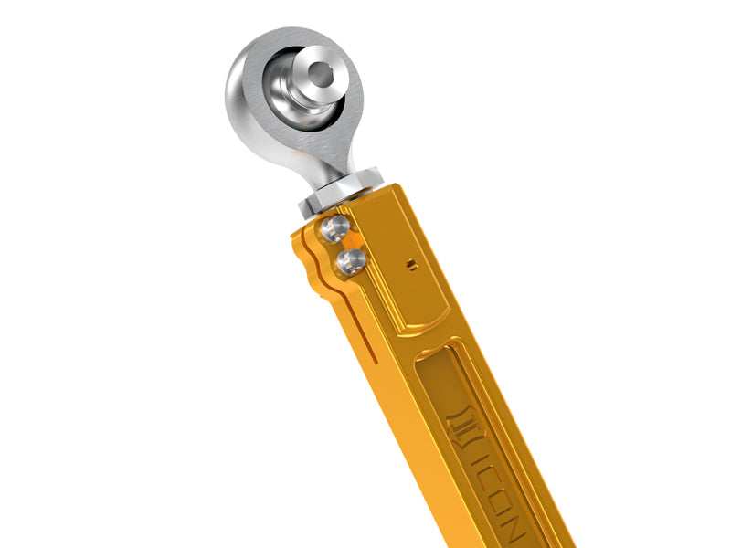 ICON 22-23 Toyota Tundra / 2024 Toyota Tacoma Billet Rear Upper Link Kit - Gold Anodized 54102G 54102G Photo - Close Up