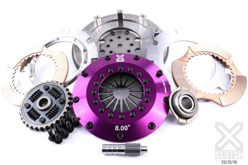 XCLUTCH 91-99 Mitsubishi 3000GT VR-4 3.0L 8in Twin Sprung Ceramic Clutch Kit XKMI20525-2B XKMI20525-2B Photo - Primary