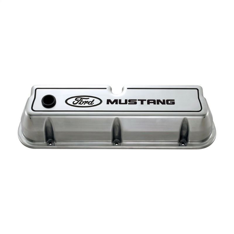 Ford Die Cast Alm Valve Cover Set w/Mustang Logo FRD302-030 302-030 Photo - Primary