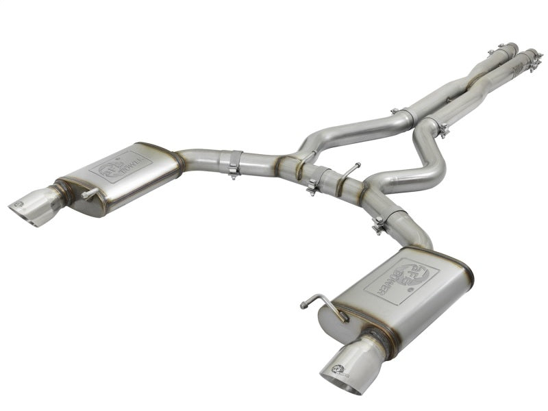 aFe MACH Force-Xp 3in 304 Stainless Steel Cat-Back Exhaust System w/Polish 49-33072-1P Photo - Primary