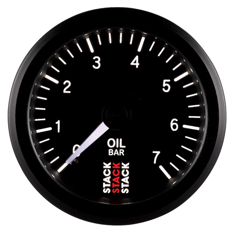 Autometer Stack Instruments 52mm 0-7 BAR M10 (M) Mechanical Oil Pressure Gauge - Black ST3101 ST3101 User 4