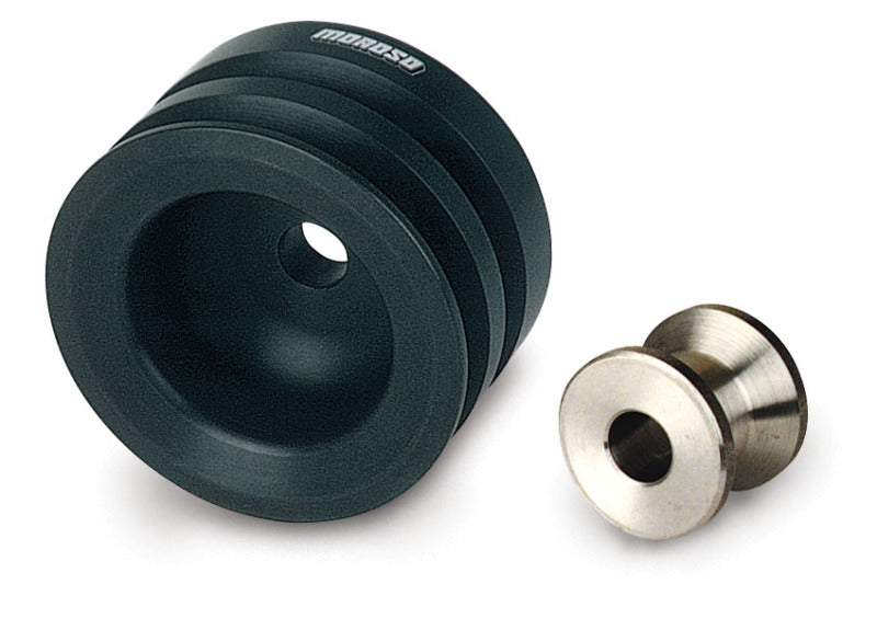 Moroso Ford 351-400 Cleveland/Boss 302 (4 Bolt) Crankshaft Pulley - Double Groove - Billet Aluminum 64551 64551 Photo - Primary