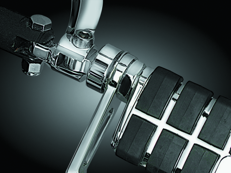 Kuryakyn 1-1/4in Stirrup Heel Rest Extenders Chrome 8043 8043 User 1