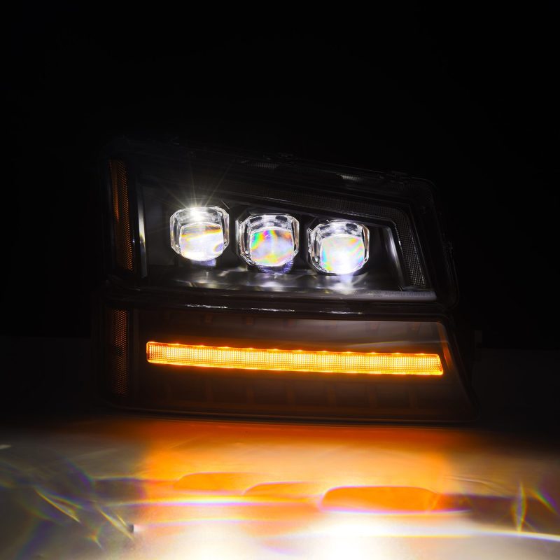 AlphaRex 03-06 Chevy Silverado 1500/2500HD/3500HD/Avalanche Black NOVA LED Proj Headlights 880256 880256 User 5