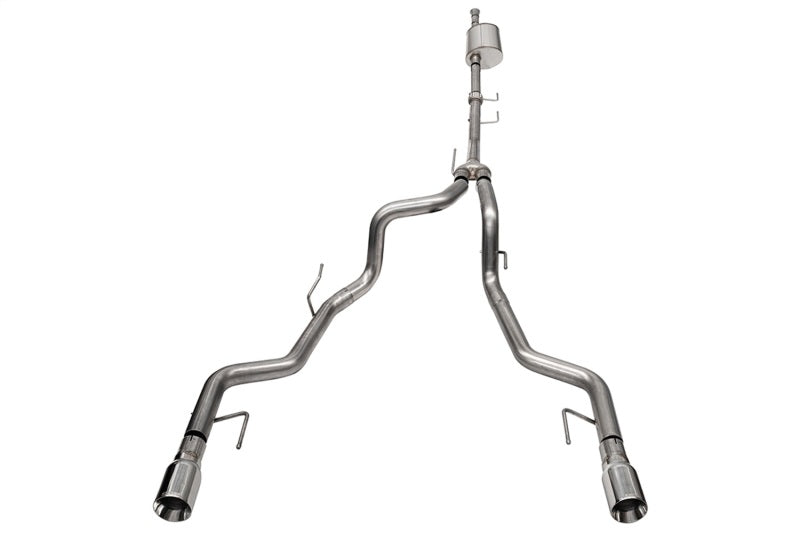 CORSA Performance Corsa 2021-2023 Ford F-150 SuperCrew/5.5ft Bed 3.5L V6 Sport Cat-Back Dual Rear Exit-Polished 21185 21185 Photo - Primary