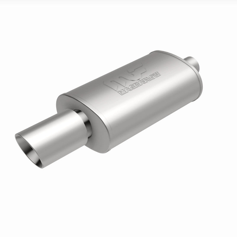 MagnaFlow 5" X 8" Oval Center/Center Performance Muffler With Tip 14829 360 Degree Image Set