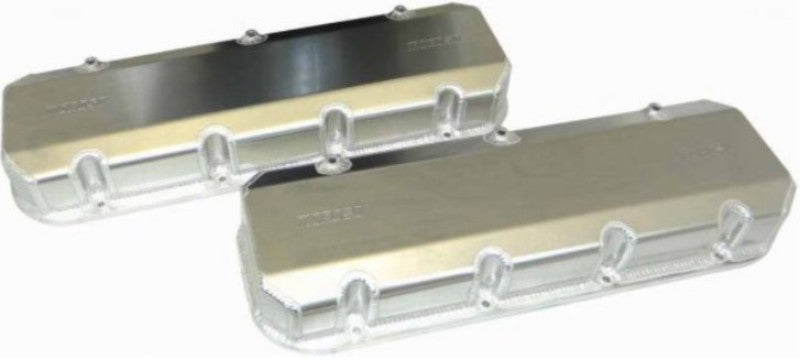 Moroso Chevrolet Big Block Valve Cover w/Billet Rail - 3in - Exhaust Pockets/Intake Tubes - Aluminum 68458 68458 User 1