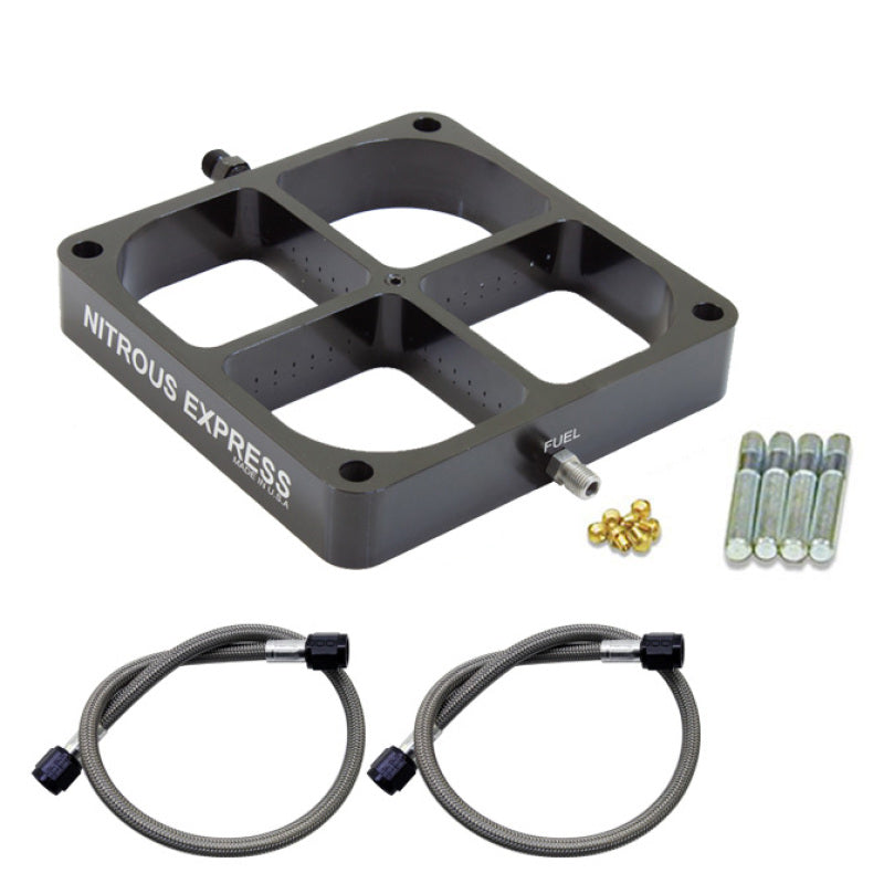 Nitrous Express Single Entry Crossbar 8500 Based Throttle Body Nitrous Plate Conversion NX639 NX639 Photo - Primary