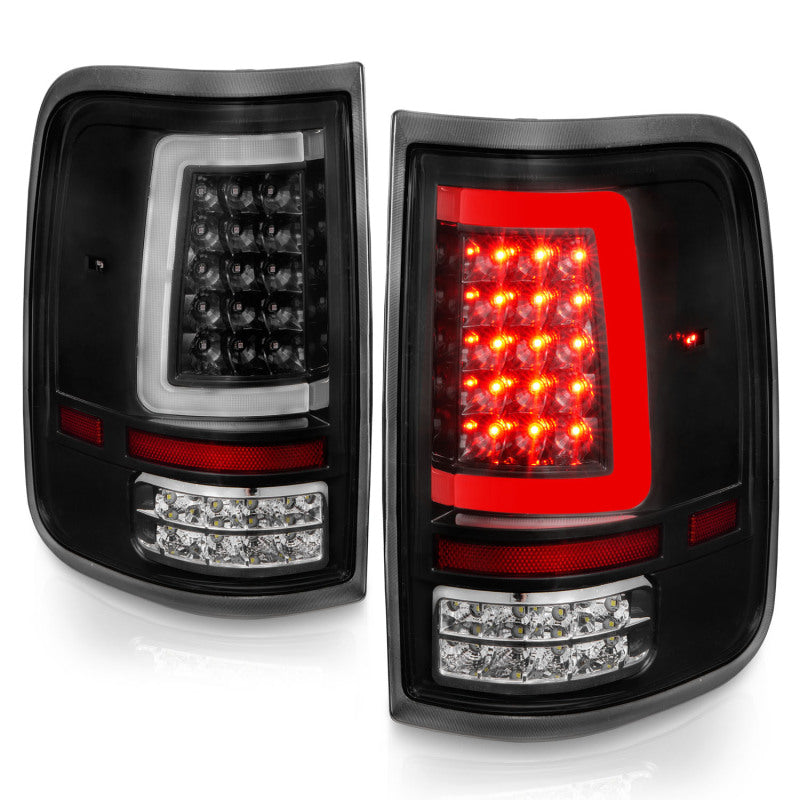 ANZO 2004-2006 Ford F-150 LED Tail Lights w/ Light Bar Black Housing Clear Lens 311342 311342 User 5