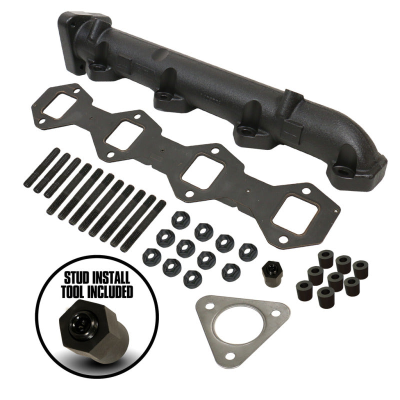 BD Diesel 6.7L Powerstroke Driver's Side Exhaust Manifold Kit - Ford 2011-2016 1043006 Photo - out of package