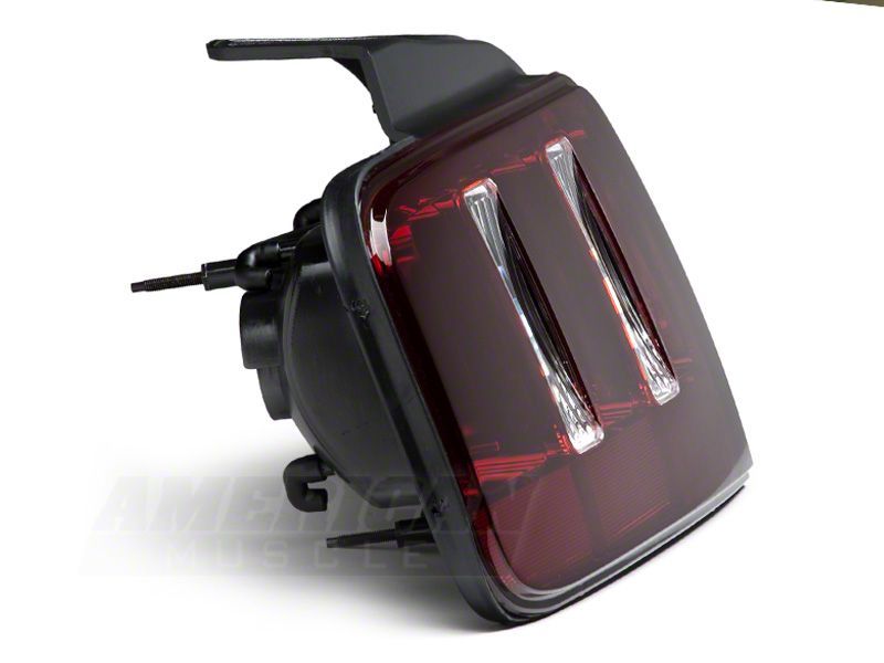 Raxiom 05-09 Ford Mustang Coyote Tail Lights- Blk Housing (Smoked Lens) 49117 49117 Photo - Close Up