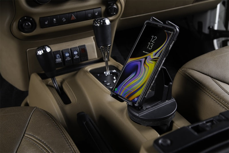 Daystar Hands Free Phone Grip Fits In Cup Holder DASKU81001BK KU81001BK Photo - Mounted