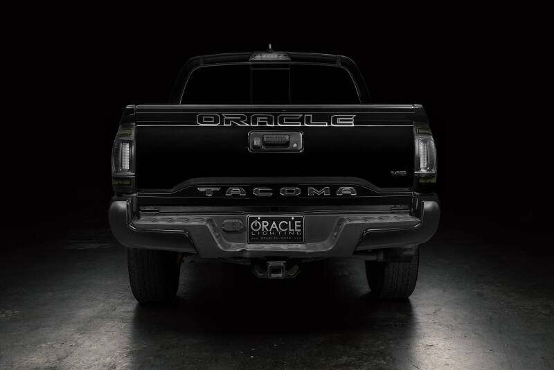 ORACLE Lighting 16-23 Gen 3 Toyota Tacoma Black Series Flush Style LED Tail Lights 5911-504-T 5911-504-T Photo - lifestyle view