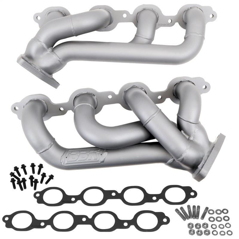 BBK 14-18 GM Truck 5.3/6.2 1 3/4in Shorty Tuned Length Headers - Chrome 4047 4047 Photo - Unmounted