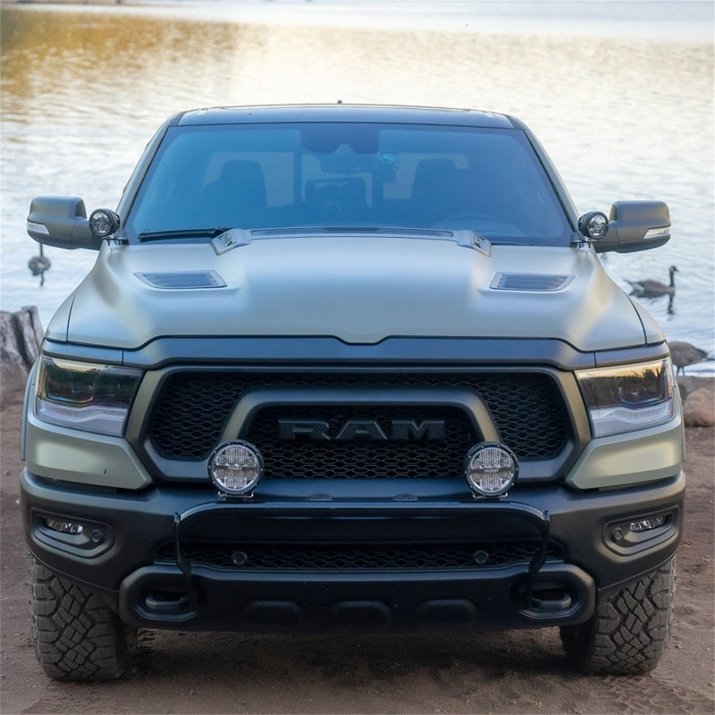 Rigid Industries 2019+ Dodge Ram 1500 A-Pillar LED Light Mounts 46717 46717 Photo - Mounted