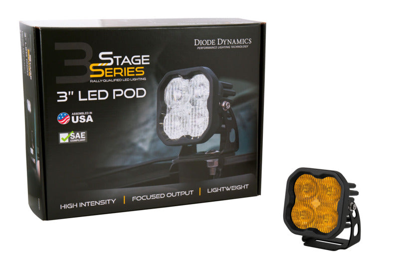 Diode Dynamics SS3 Max ABL - Yellow SAE Fog Standard (Single) DD6910S DD6910S User 3