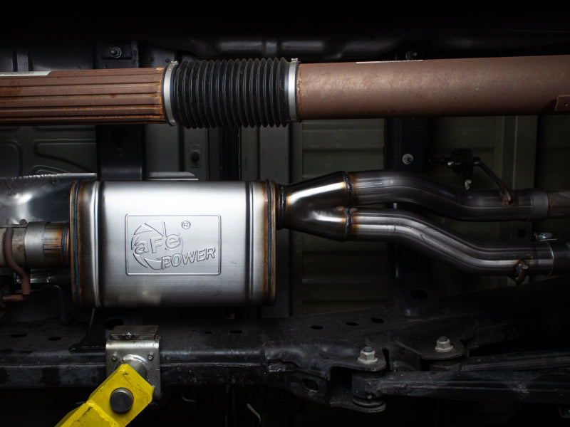 aFe Apollo GT Series 409 Stainless Steel Muffler Upgrade Pipe 09-19 Ram 1500 (Dual Exhaust) V8-5.7L 49C42072 49C42072 Photo - Mounted