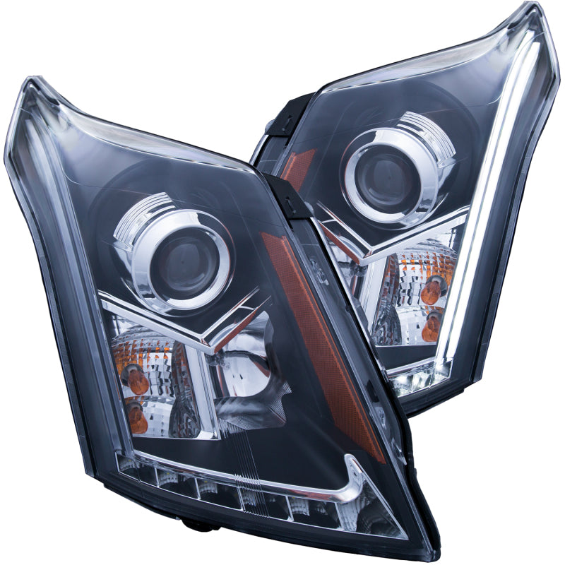 Anzo 2010-2015 Cadillac Srx Projector Headlights w/Plank Style Design Black 111308 Photo - Primary