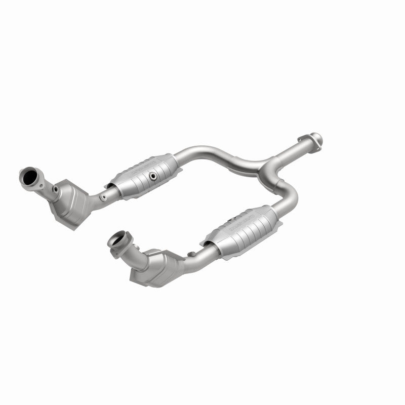 MagnaFlow Ford Mustang HM Grade Federal / EPA Compliant Direct-Fit Catalytic Converter 93345 360 Degree Image Set