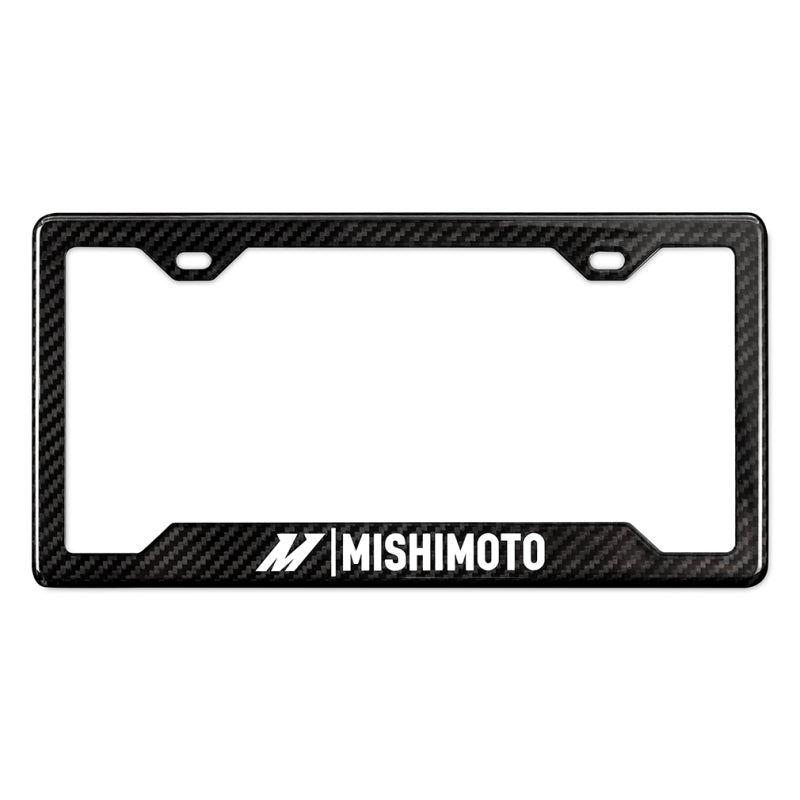Mishimoto Carbon Fiber License Plate Frame - Gloss MMPROMO-FRAME-CF-G MMPROMO-FRAME-CF-G Photo - Primary