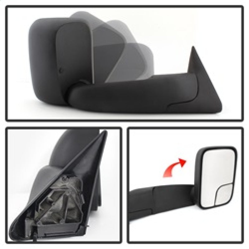 SPYDER Xtune Dodge Ram 94-01 Manual Extendable Manual Adjust Mirror Right MIR-DRAM94-MA-R 9925061 9925061 Photo - Unmounted
