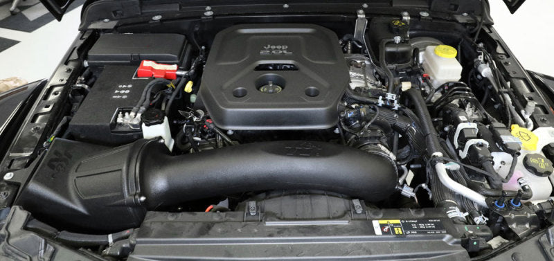 K&N Engineering K&N 19-20 Jeep Wrangler JL 2.0L L4 F/I Turbo Performance Intake Kit 57-1580 57-1580 Photo - Mounted