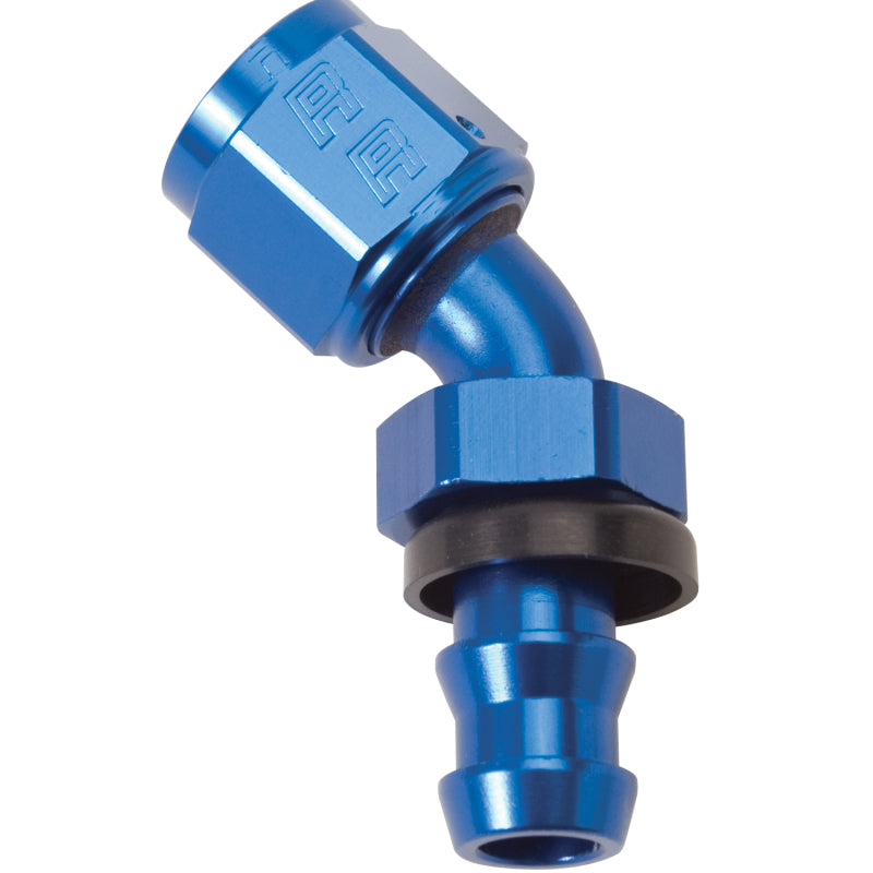 Russell -6 AN 45° Twist-Lok Hose End - Blue 624080 Photo - Primary