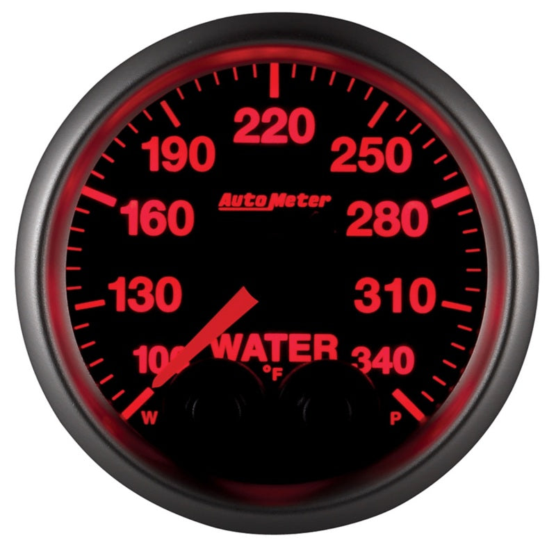 Autometer Gauge, Water Temp, 2 1/16", 340 Deg. F, Stepper Motor w/Peak & Warn 5655 User 6