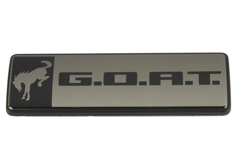 Ford Racing Bronco/Bronco Sport G.O.A.T. Badge - Black/Black M-1447-GOATBLK M-1447-GOATBLK Photo - Primary