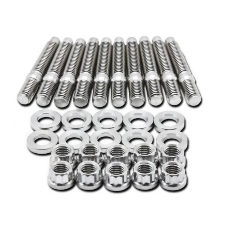 BLOX Racing SUS303 Stainless Steel Exhaust Manifold Stud Kit M8 x 1.25mm 45mm in Length - 9-piece BXFL-00307-9 BXFL-00307-9 User 1
