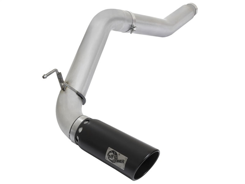aFe ATLAS 5in DPF-Back Aluminized Steel Exhaust System w/Black Tip: Nissan 49-06112-B Photo - Primary