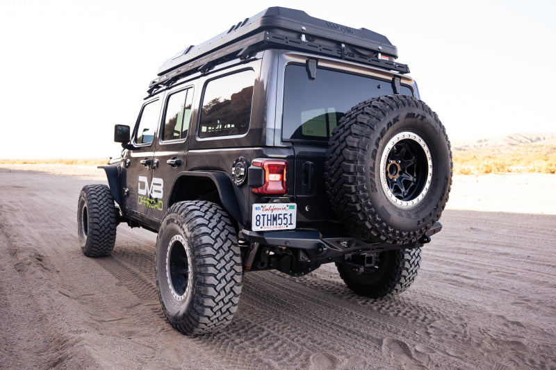DV8 Offroad 18-23 Wrangler JL Spec Series Rear Bumper RBJL-09 RBJL-09 Photo - Unmounted